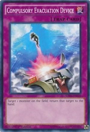 Compulsory Evacuation Device (SDHS-EN039) - Structure Deck: HERO Strike Unlimited - Premium Yugioh Single from Konami - Just $0.25! Shop now at Game Crave Tournament Store