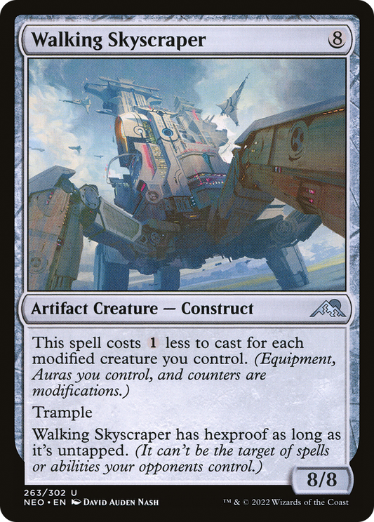 Walking Skyscraper (NEO-263) - Kamigawa: Neon Dynasty - Premium MTG Single from Wizards of the Coast - Just $0.08! Shop now at Game Crave Tournament Store