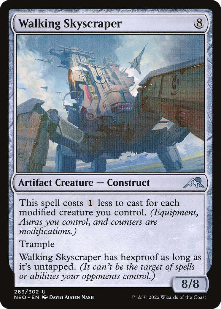 Walking Skyscraper (NEO-263) - Kamigawa: Neon Dynasty Foil - Premium MTG Single from Wizards of the Coast - Just $0.08! Shop now at Game Crave Tournament Store
