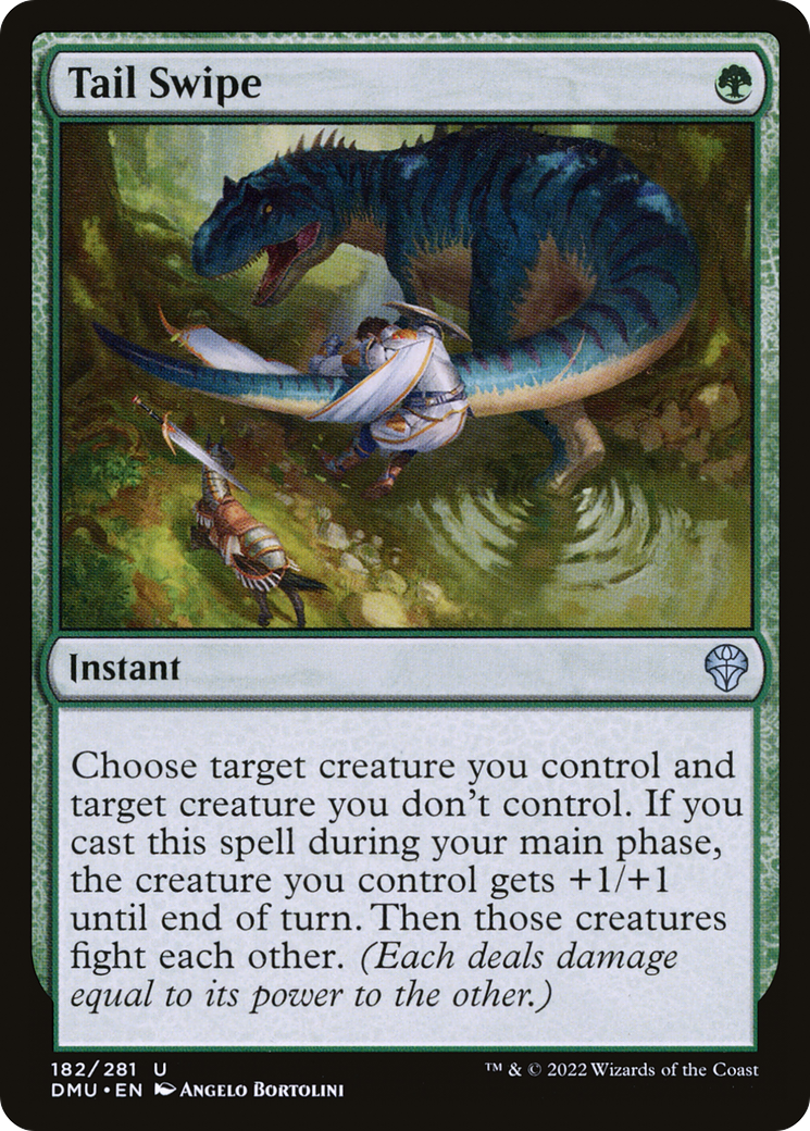 Tail Swipe (DMU-182) - Dominaria United - Premium MTG Single from Wizards of the Coast - Just $0.08! Shop now at Game Crave Tournament Store