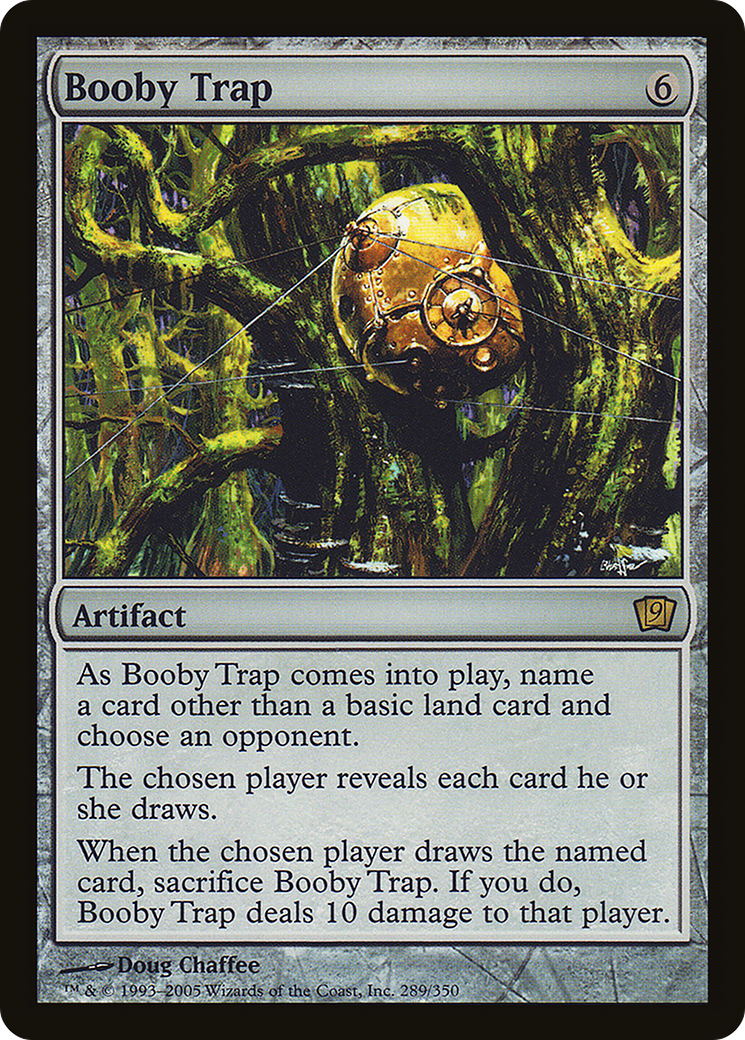 Booby Trap (9ED-289★) - Ninth Edition Foil - Premium MTG Single from Wizards of the Coast - Just $2.78! Shop now at Game Crave Tournament Store