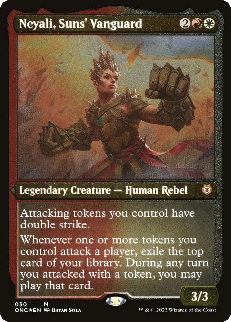 Neyali, Suns' Vanguard (ONC-030) - Phyrexia: All Will Be One Commander Etched Foil - Premium MTG Single from Wizards of the Coast - Just $0.08! Shop now at Game Crave Tournament Store