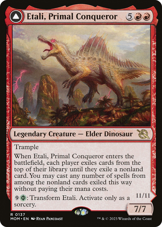 Etali, Primal Conqueror // Etali, Primal Sickness (MOM-137) - March of the Machine - Premium MTG Single from Wizards of the Coast - Just $3.89! Shop now at Game Crave Tournament Store
