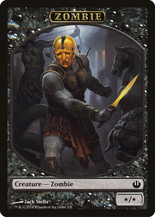 Zombie (TJOU-002) - Journey into Nyx Tokens - Premium MTG Single from Wizards of the Coast - Just $0.08! Shop now at Game Crave Tournament Store