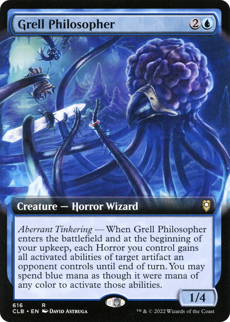 Grell Philosopher (CLB-616) - Commander Legends: Battle for Baldur's Gate: (Extended Art) - Premium MTG Single from Wizards of the Coast - Just $0.08! Shop now at Game Crave Tournament Store