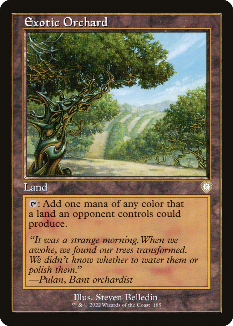 Exotic Orchard (BRC-185) - The Brothers' War Commander - Premium MTG Single from Wizards of the Coast - Just $0.09! Shop now at Game Crave Tournament Store