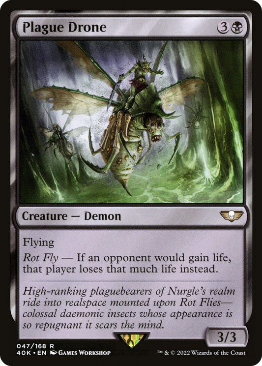 Plague Drone (40K-047) - Warhammer 40,000 Commander - Premium MTG Single from Wizards of the Coast - Just $0.57! Shop now at Game Crave Tournament Store