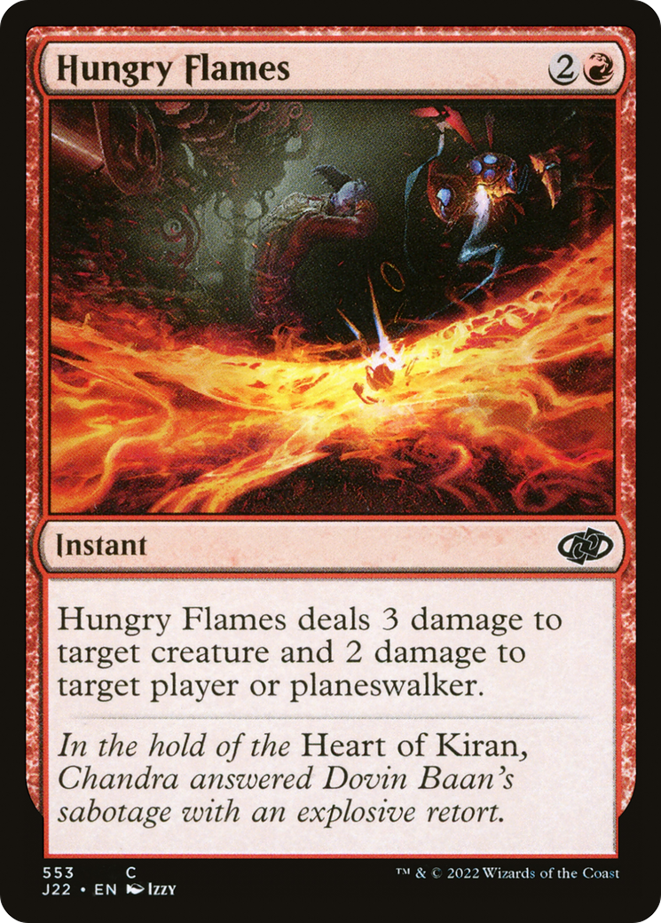 Hungry Flames (J22-553) - Jumpstart 2022 - Premium MTG Single from Wizards of the Coast - Just $0.08! Shop now at Game Crave Tournament Store