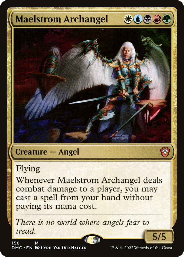 Maelstrom Archangel (DMC-158) - Dominaria United Commander - Premium MTG Single from Wizards of the Coast - Just $0.21! Shop now at Game Crave Tournament Store