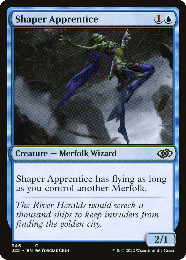 Shaper Apprentice (J22-346) - Jumpstart 2022 - Premium MTG Single from Wizards of the Coast - Just $0.08! Shop now at Game Crave Tournament Store