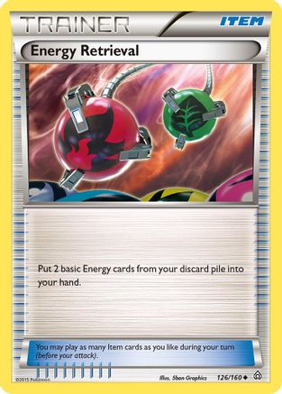 Energy Retrieval 126/160 - Primal Clash - Premium Pokemon Single from Nintendo - Just $0.25! Shop now at Game Crave Tournament Store