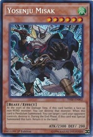 Yosenju Misak (THSF-EN002) - The Secret Forces 1st Edition - Premium Yugioh Single from Konami - Just $0.25! Shop now at Game Crave Tournament Store