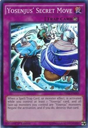 Yosenjus' Secret Move (THSF-EN009) - The Secret Forces Unlimited - Premium Yugioh Single from Konami - Just $0.26! Shop now at Game Crave Tournament Store