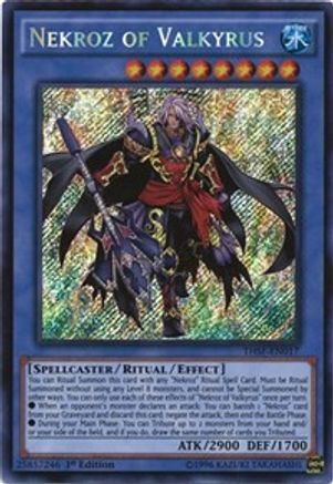 Nekroz of Valkyrus (THSF-EN017) - The Secret Forces Unlimited - Premium Yugioh Single from Konami - Just $3.25! Shop now at Game Crave Tournament Store