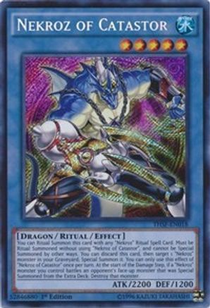 Nekroz of Catastor (THSF-EN018) - The Secret Forces Unlimited - Premium Yugioh Single from Konami - Just $0.17! Shop now at Game Crave Tournament Store