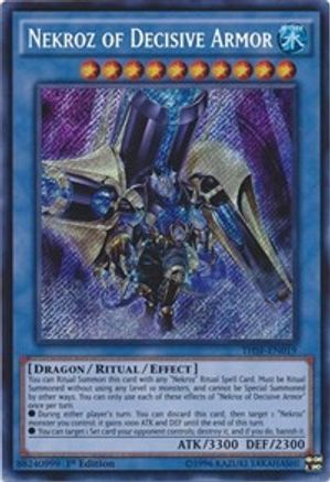 Nekroz of Decisive Armor (THSF-EN019) - The Secret Forces 1st Edition - Premium Yugioh Single from Konami - Just $0.35! Shop now at Game Crave Tournament Store