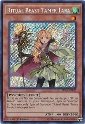 Ritual Beast Tamer Lara (THSF-EN022) - The Secret Forces Unlimited - Premium Yugioh Single from Konami - Just $0.94! Shop now at Game Crave Tournament Store