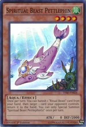 Spiritual Beast Pettlephin (THSF-EN026) - The Secret Forces 1st Edition - Premium Yugioh Single from Konami - Just $0.25! Shop now at Game Crave Tournament Store