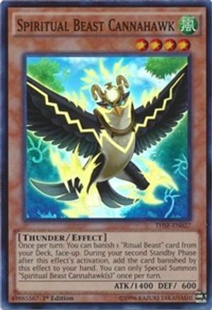 Spiritual Beast Cannahawk (THSF-EN027) - The Secret Forces Unlimited - Premium Yugioh Single from Konami - Just $1.31! Shop now at Game Crave Tournament Store