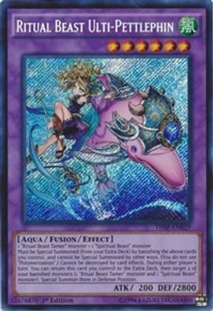 Ritual Beast Ulti-Pettlephin (THSF-EN029) - The Secret Forces Unlimited - Premium Yugioh Single from Konami - Just $0.36! Shop now at Game Crave Tournament Store