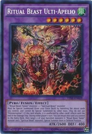 Ritual Beast Ulti-Apelio (THSF-EN028) - The Secret Forces Unlimited - Premium Yugioh Single from Konami - Just $1.30! Shop now at Game Crave Tournament Store
