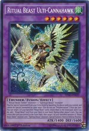 Ritual Beast Ulti-Cannahawk (THSF-EN030) - The Secret Forces 1st Edition - Premium Yugioh Single from Konami - Just $0.46! Shop now at Game Crave Tournament Store