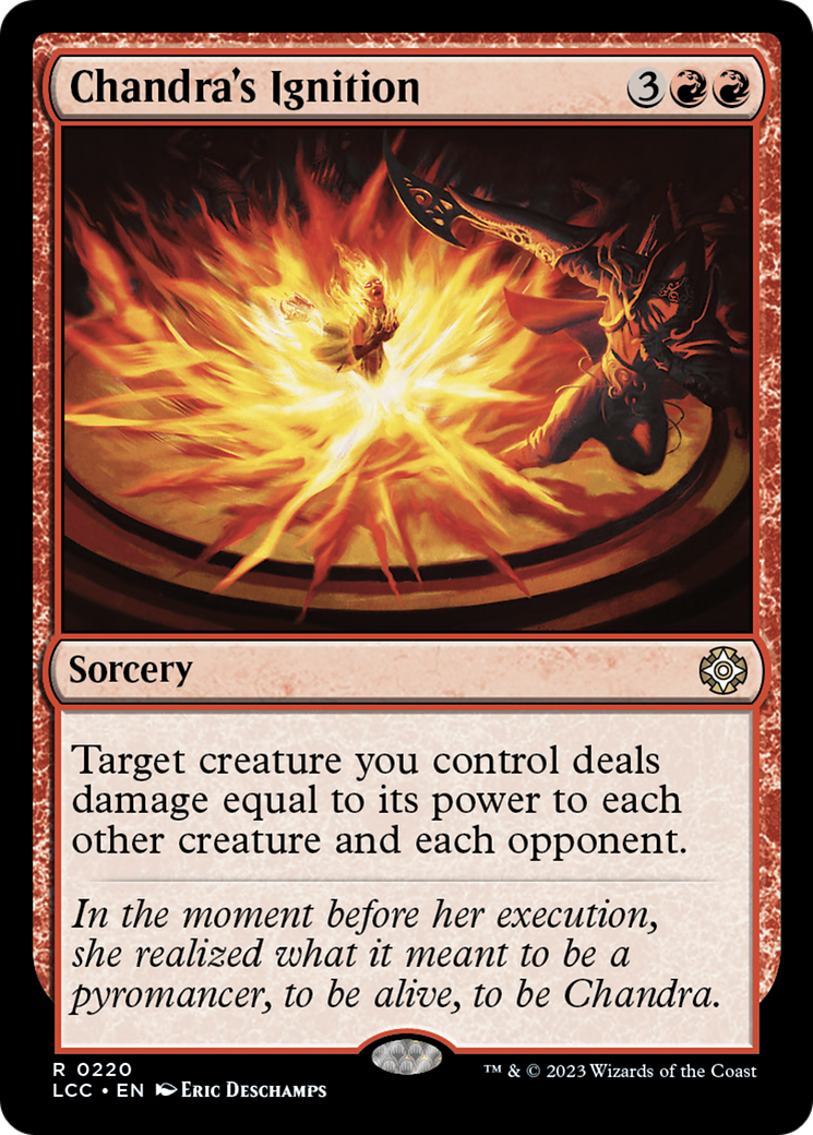 Chandra's Ignition (LCC-220) - The Lost Caverns of Ixalan Commander - Premium MTG Single from Wizards of the Coast - Just $0.70! Shop now at Game Crave Tournament Store