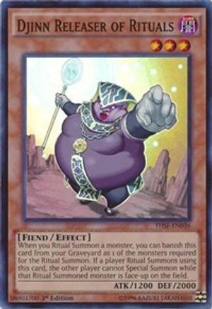 Djinn Releaser of Rituals (THSF-EN036) - The Secret Forces Unlimited - Premium Yugioh Single from Konami - Just $0.33! Shop now at Game Crave Tournament Store