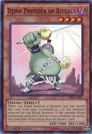 Djinn Presider of Rituals (THSF-EN037) - The Secret Forces Unlimited - Premium Yugioh Single from Konami - Just $0.25! Shop now at Game Crave Tournament Store