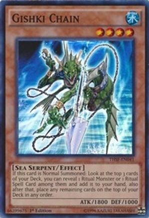 Gishki Chain (THSF-EN041) - The Secret Forces 1st Edition - Premium Yugioh Single from Konami - Just $0.25! Shop now at Game Crave Tournament Store
