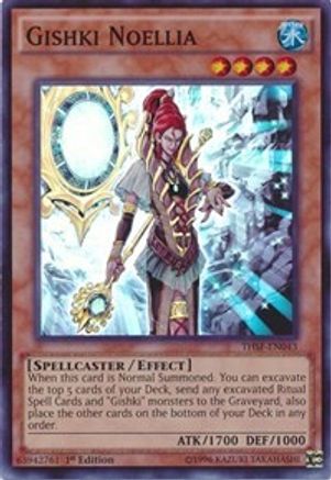 Gishki Noellia (THSF-EN043) - The Secret Forces 1st Edition - Premium Yugioh Single from Konami - Just $0.25! Shop now at Game Crave Tournament Store