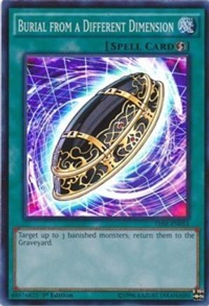 Burial from a Different Dimension (THSF-EN051) - The Secret Forces 1st Edition - Premium Yugioh Single from Konami - Just $1.04! Shop now at Game Crave Tournament Store