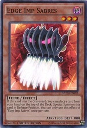 Edge Imp Sabres (SE) (NECH-ENS02) - The New Challengers Limited - Premium Yugioh Single from Konami - Just $0.28! Shop now at Game Crave Tournament Store