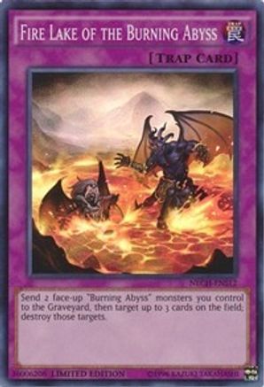 Fire Lake of the Burning Abyss (SE) (NECH-ENS12) - The New Challengers Limited - Premium Yugioh Single from Konami - Just $0.38! Shop now at Game Crave Tournament Store