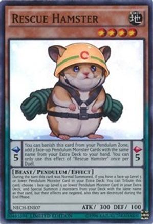 Rescue Hamster (SE) (NECH-ENS07) - The New Challengers Limited - Premium Yugioh Single from Konami - Just $0.08! Shop now at Game Crave Tournament Store