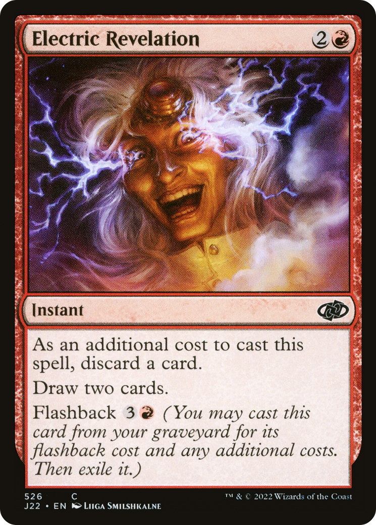 Electric Revelation (J22-526) - Jumpstart 2022 - Premium MTG Single from Wizards of the Coast - Just $0.08! Shop now at Game Crave Tournament Store