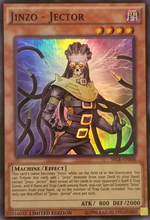 Jinzo - Jector (SE) (SECE-ENS06) - Secrets of Eternity Limited - Premium Yugioh Single from Konami - Just $0.66! Shop now at Game Crave Tournament Store