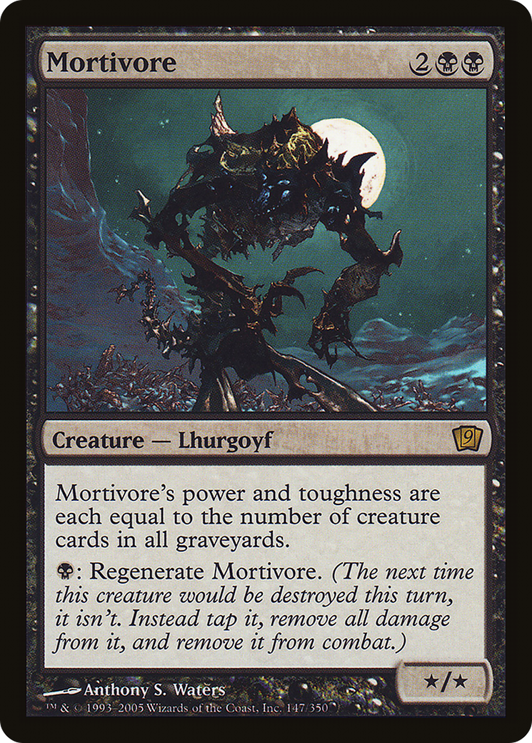 Mortivore (9ED-147★) - Ninth Edition Foil - Premium MTG Single from Wizards of the Coast - Just $3.58! Shop now at Game Crave Tournament Store