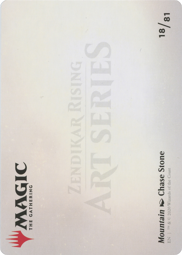 Mountain // Mountain (AZNR-018) - Zendikar Rising Art Series (Borderless) - Premium MTG Single from Wizards of the Coast - Just $0! Shop now at Game Crave Tournament Store