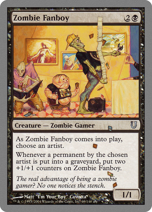 Zombie Fanboy (UNH-069) - Unhinged - Premium MTG Single from Wizards of the Coast - Just $0.26! Shop now at Game Crave Tournament Store