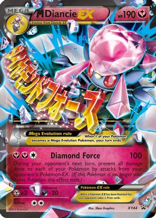 M Diancie-EX XY44/211 - XY Black Star Promos Holofoil - Premium Pokemon Single from Nintendo - Just $7.45! Shop now at Game Crave Tournament Store