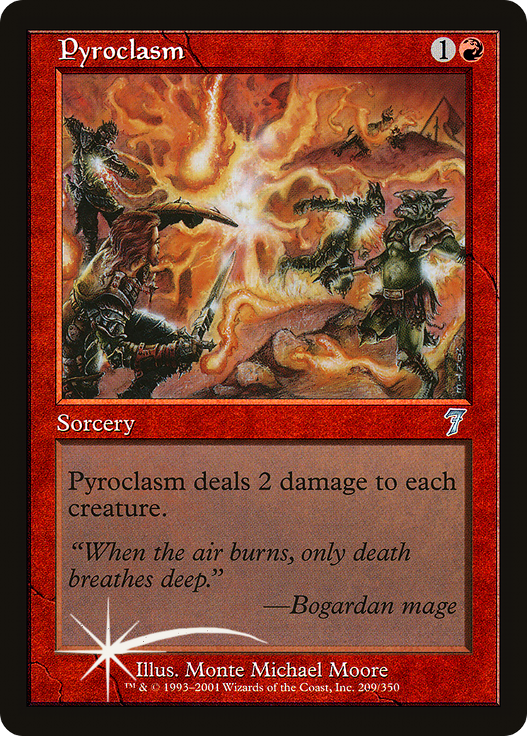 Pyroclasm (7ED-209★) - Seventh Edition Foil - Premium MTG Single from Wizards of the Coast - Just $14.40! Shop now at Game Crave Tournament Store