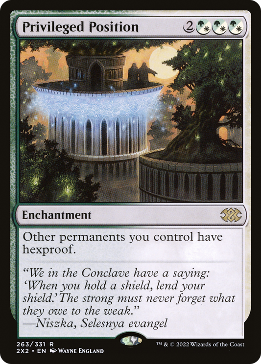 Privileged Position (2X2-263) - Double Masters 2022 - Premium MTG Single from Wizards of the Coast - Just $2.97! Shop now at Game Crave Tournament Store