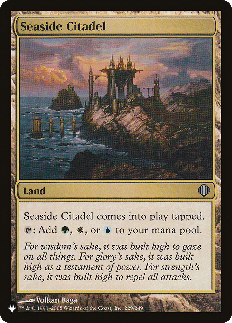 Seaside Citadel (PCTB-083) - From Cute to Brute - Premium MTG Single from Wizards of the Coast - Just $0.08! Shop now at Game Crave Tournament Store
