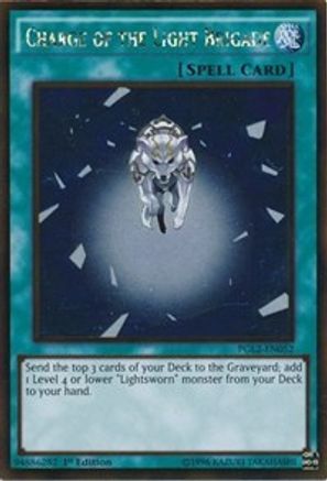 Charge of the Light Brigade (PGL2-EN052) - Premium Gold: Return of the Bling 1st Edition - Premium Yugioh Single from Konami - Just $1.53! Shop now at Game Crave Tournament Store