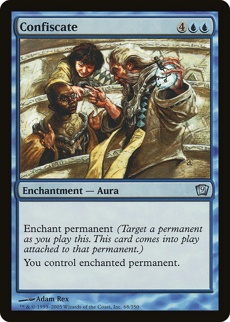 Confiscate (9ED-68★) - Ninth Edition Foil - Premium MTG Single from Wizards of the Coast - Just $1.62! Shop now at Game Crave Tournament Store