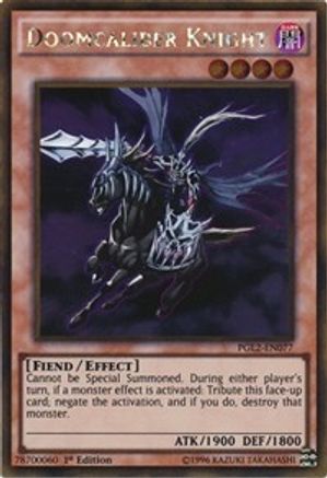 Doomcaliber Knight (PGL2-EN077) - Premium Gold: Return of the Bling 1st Edition - Premium Yugioh Single from Konami - Just $0.13! Shop now at Game Crave Tournament Store