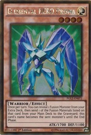 Elemental HERO Prisma (PGL2-EN072) - Premium Gold: Return of the Bling Unlimited - Premium Yugioh Single from Konami - Just $1.18! Shop now at Game Crave Tournament Store