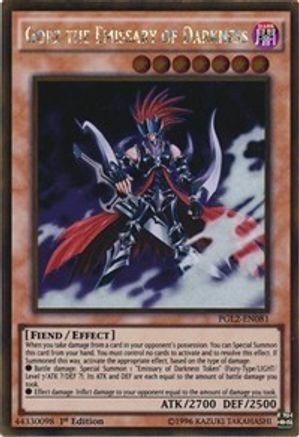 Gorz the Emissary of Darkness (PGL2-EN081) - Premium Gold: Return of the Bling 1st Edition - Premium Yugioh Single from Konami - Just $2.52! Shop now at Game Crave Tournament Store