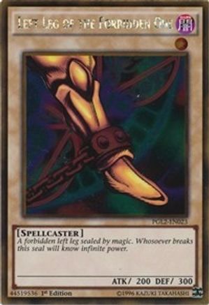 Left Leg of the Forbidden One (PGL2-EN023) - Premium Gold: Return of the Bling 1st Edition - Premium Yugioh Single from Konami - Just $3.79! Shop now at Game Crave Tournament Store